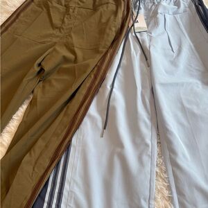 Stylish Pants in Olive and Light blue